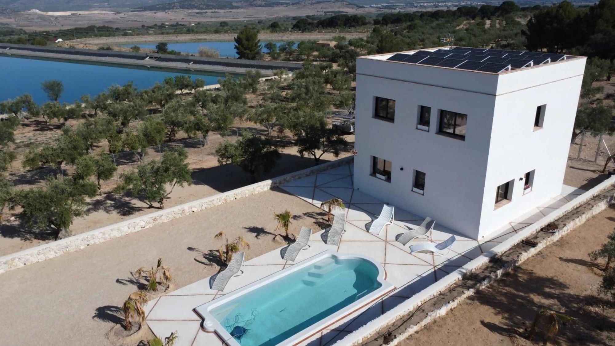 Casita Del Embalse Con Encanto Biar Exterior foto